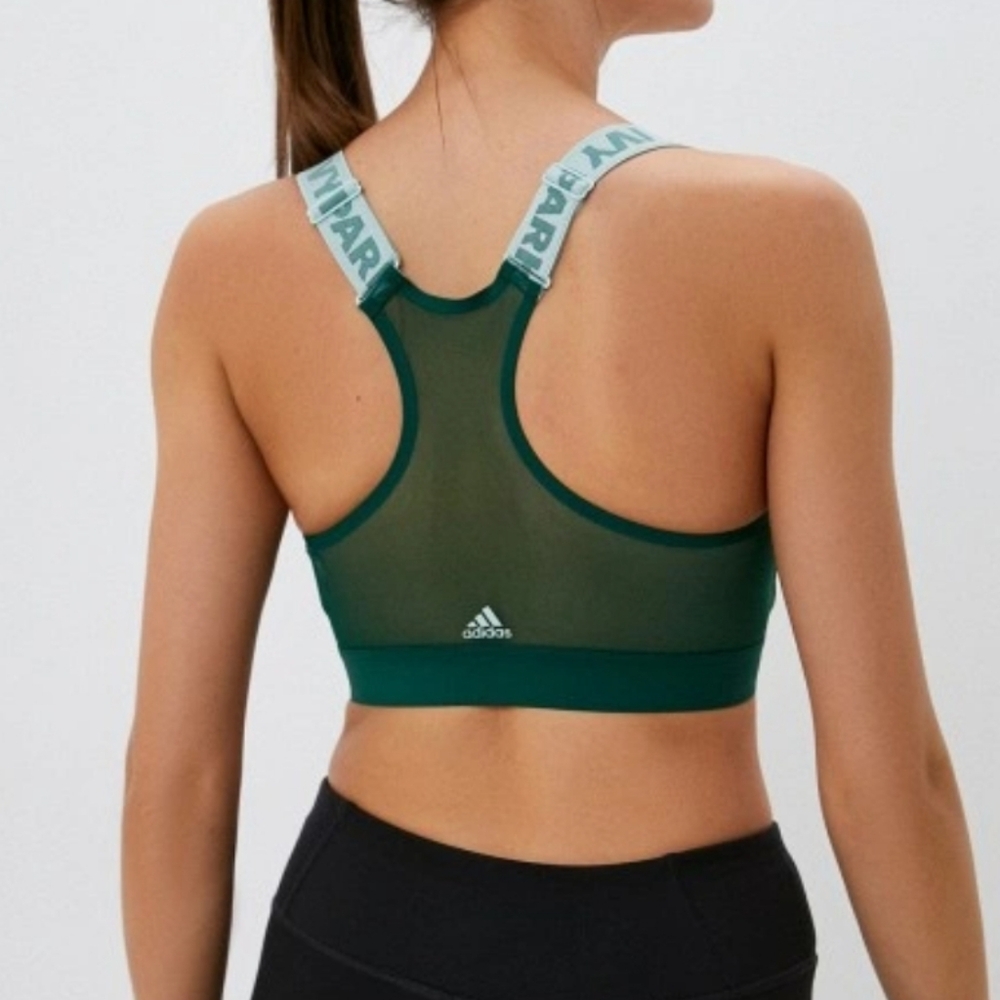 Adidas Activewear,  Gym, Workout, Ivy Park XS,Mesh, Support Bra w/ Front Zipper - Picture 2 of 8